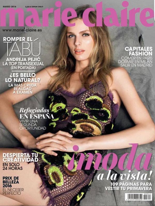 Andreja Pejic lands first fashion cover as a woman