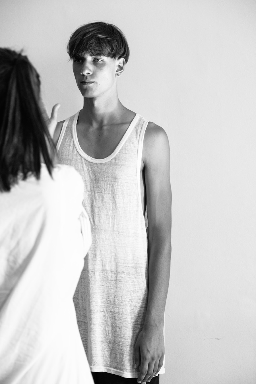 BTS at the VAMFF male model casting