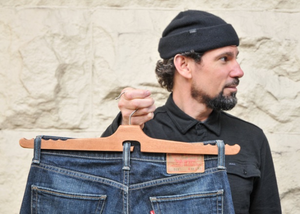 This clothes hanger for jeans is the invention you didn’t know you needed