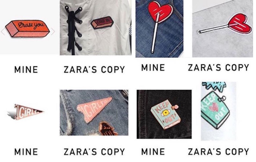 Zara may be in trouble for copying this independent artist’s designs