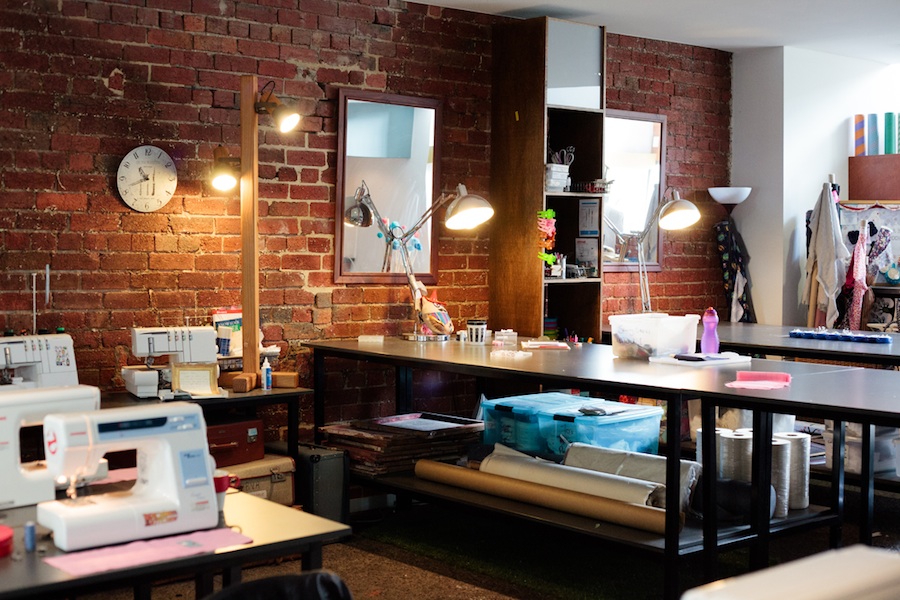 Meet the Melbourne studio with a monthly social sewing night