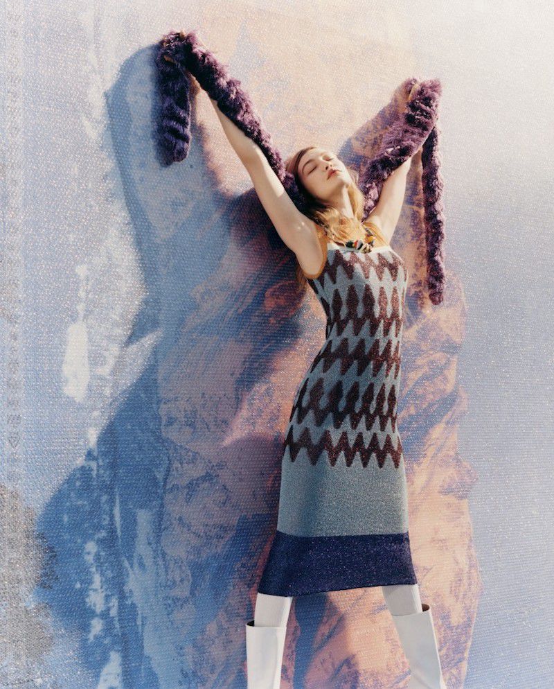 Gigi Hadid has fronted Missoni’s whimsical AW campaign