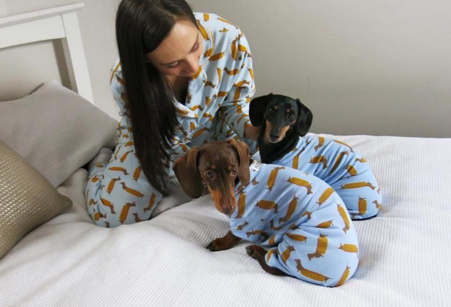 You and your dog can now wear matching pyjamas