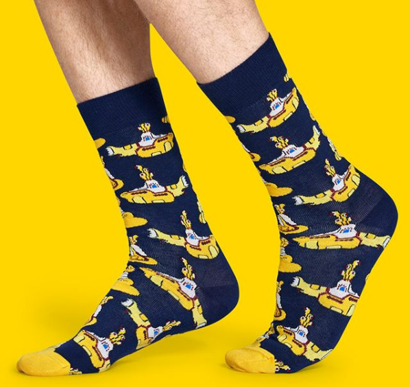 Happy Socks is paying tribute to The Beatles with its latest release