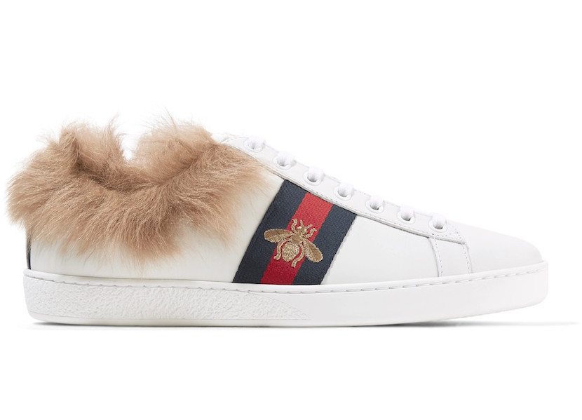 Gucci Ace Sneaker with fur