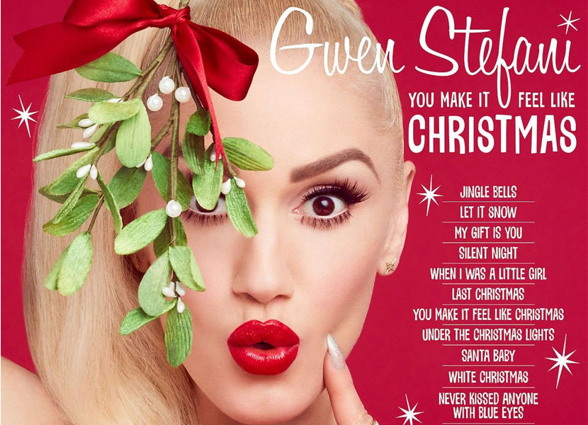 Gwen Stefani Christmas album cover