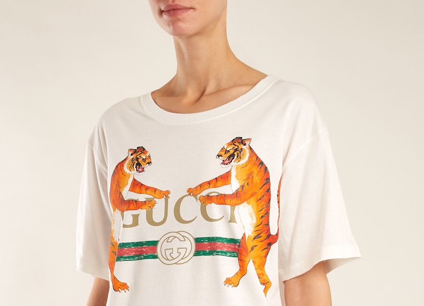 Gucci logo tee tiger