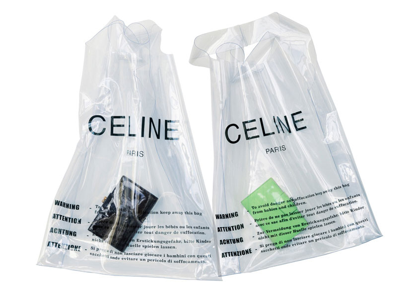 Celine plastic bag