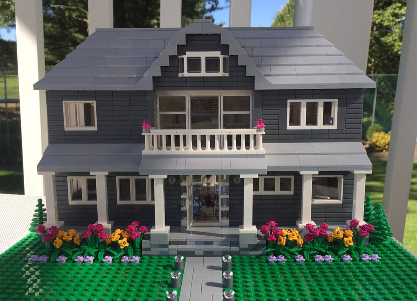 Little Brick Lane Lego house