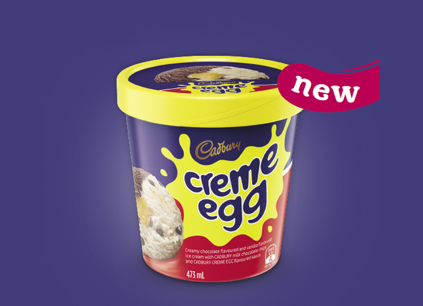 Cadbury Cream Egg Ice Cream