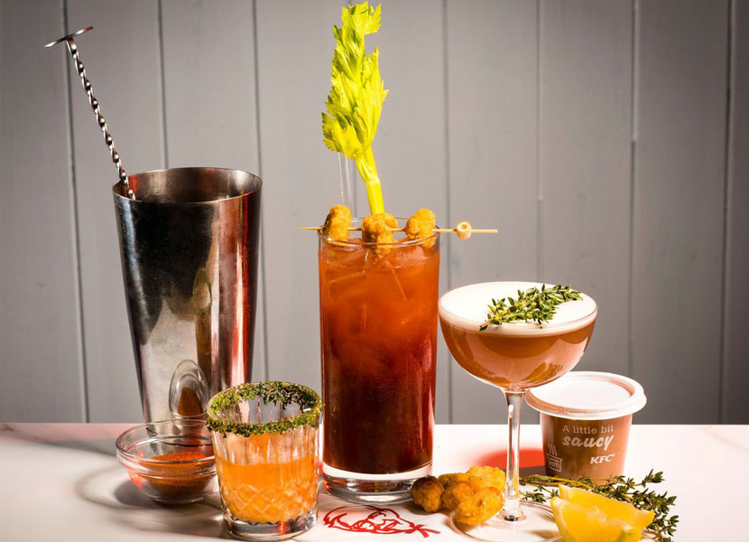 KFC gravy cocktails