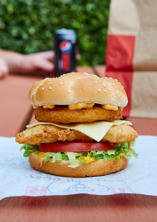 KFC has introduced a cheeseburger and look out McDonalds