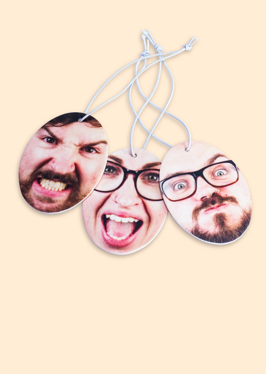 You can now print your face on a car air freshener