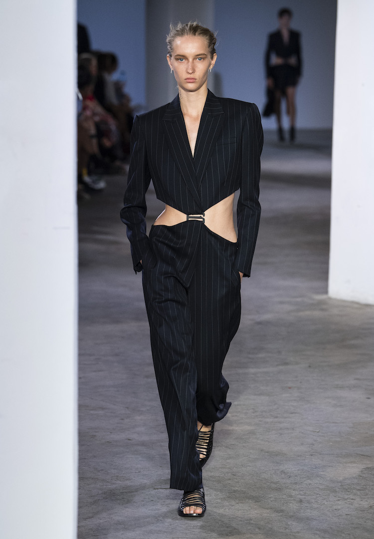 Dion Lee wins over NYFW crowds with delicate lingerie and tattoos ...