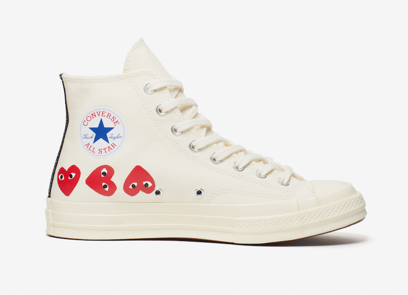 The new Converse x Comme des Garçon PLAY release has us seeing hearts ...