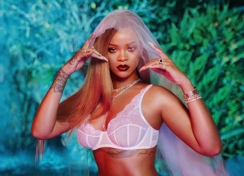 Rihanna goes bridal in new Savage x Fenty campaign