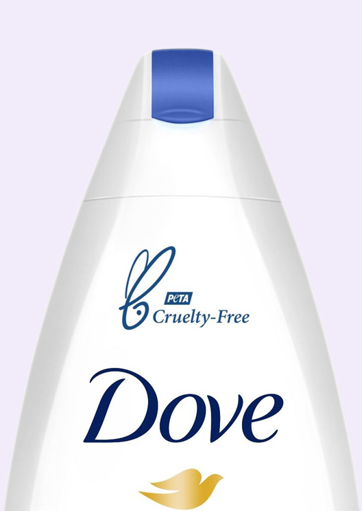 Dove is now cruelty-free certified by PETA