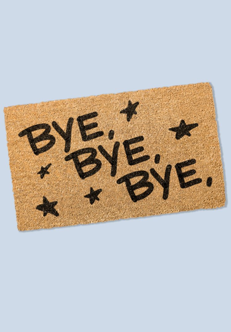 *NSYNC releases a door mat for when you walk out that door
