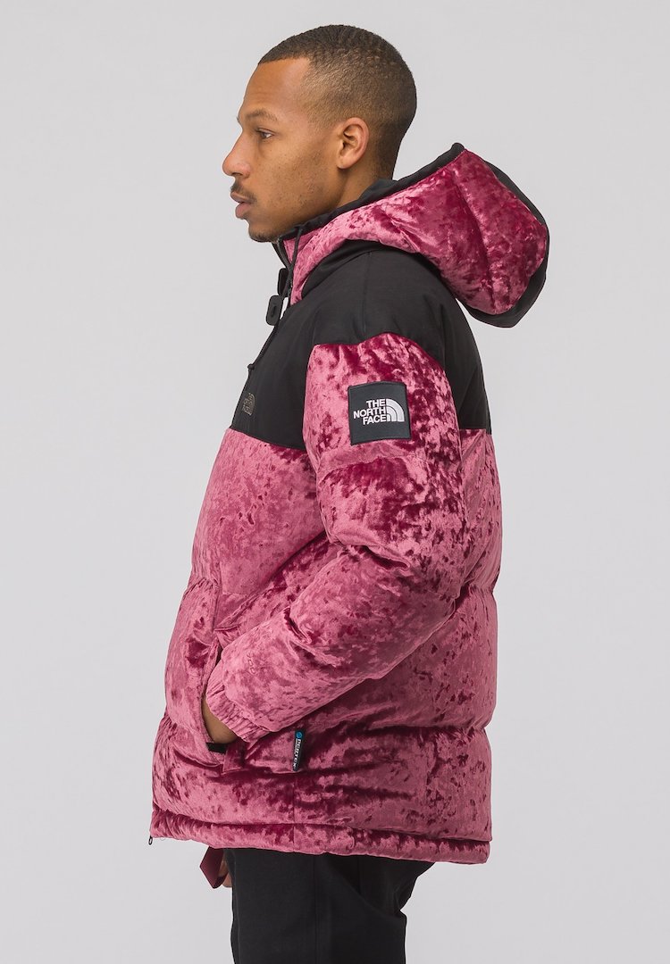 The North Face’s velvet raincoats are lush AF