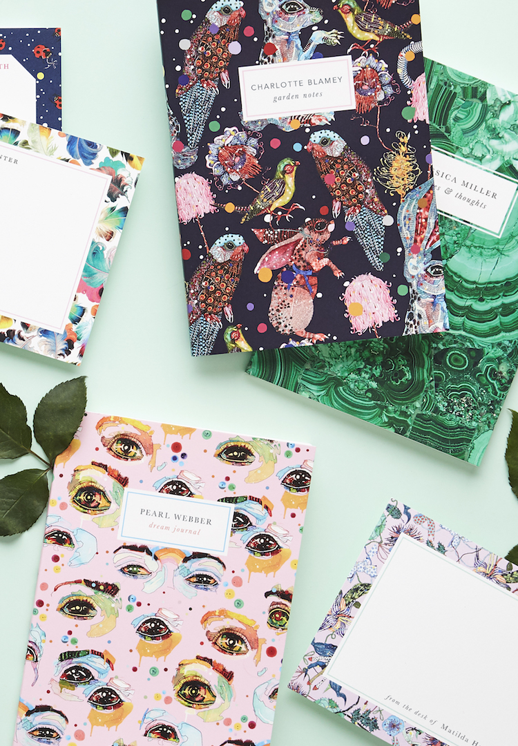 Papier and Romance Was Born team up for a whimsical stationery collection