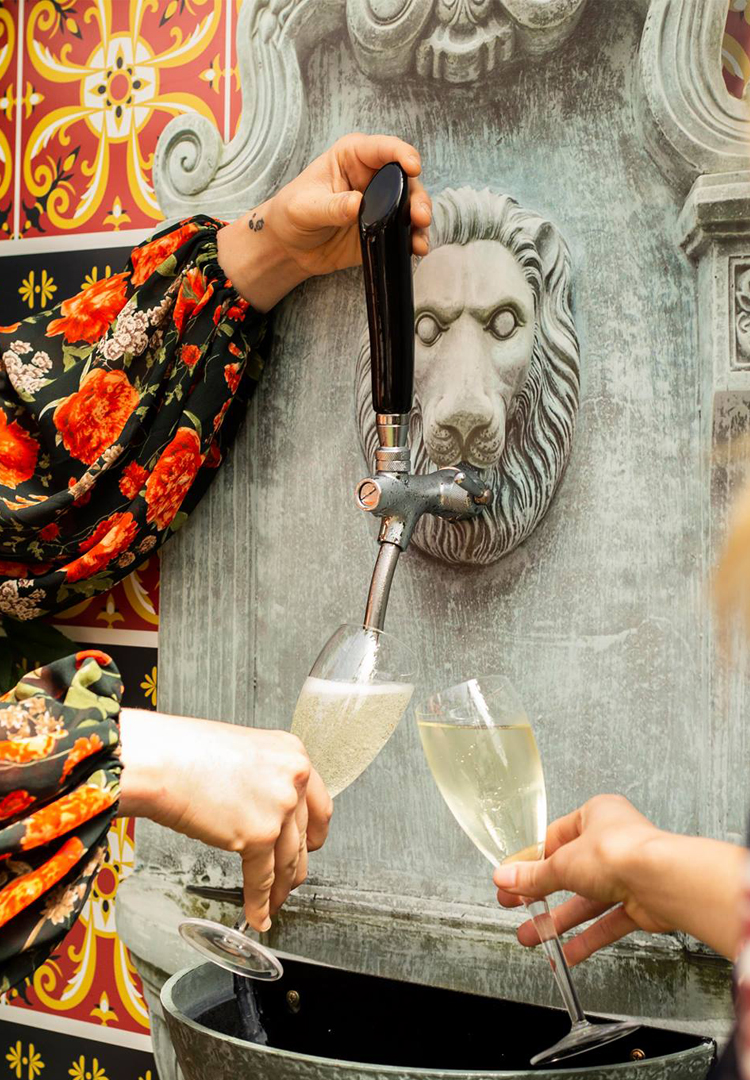 A self-serve prosecco fountain is now flowing in Sydney