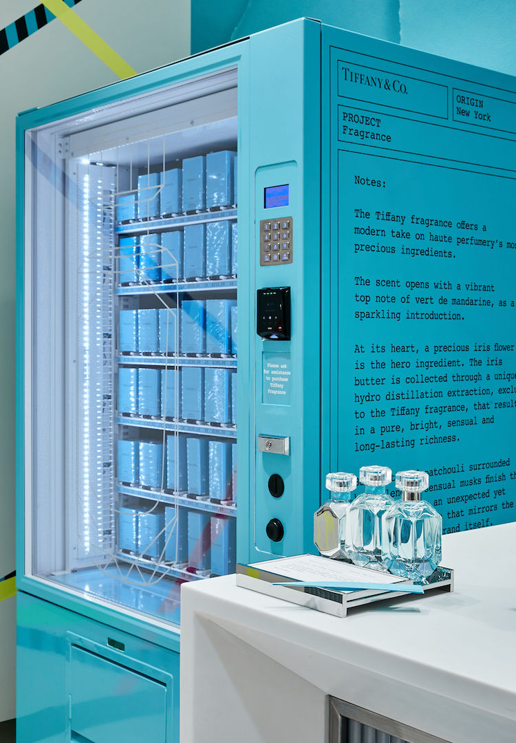 tiffany & co vending machine
