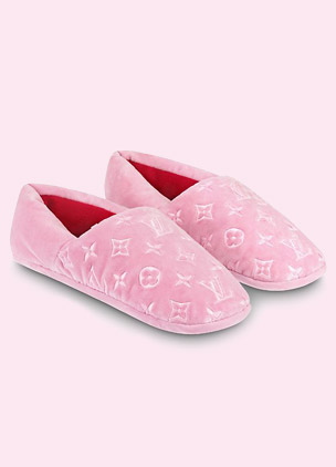 Louis Vuitton Dreamy Slippers LV Monogram Slippers - Pink Flats