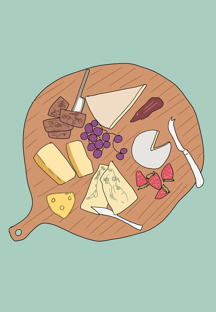 Question: Is there an acceptable alternative to the cheese platter?