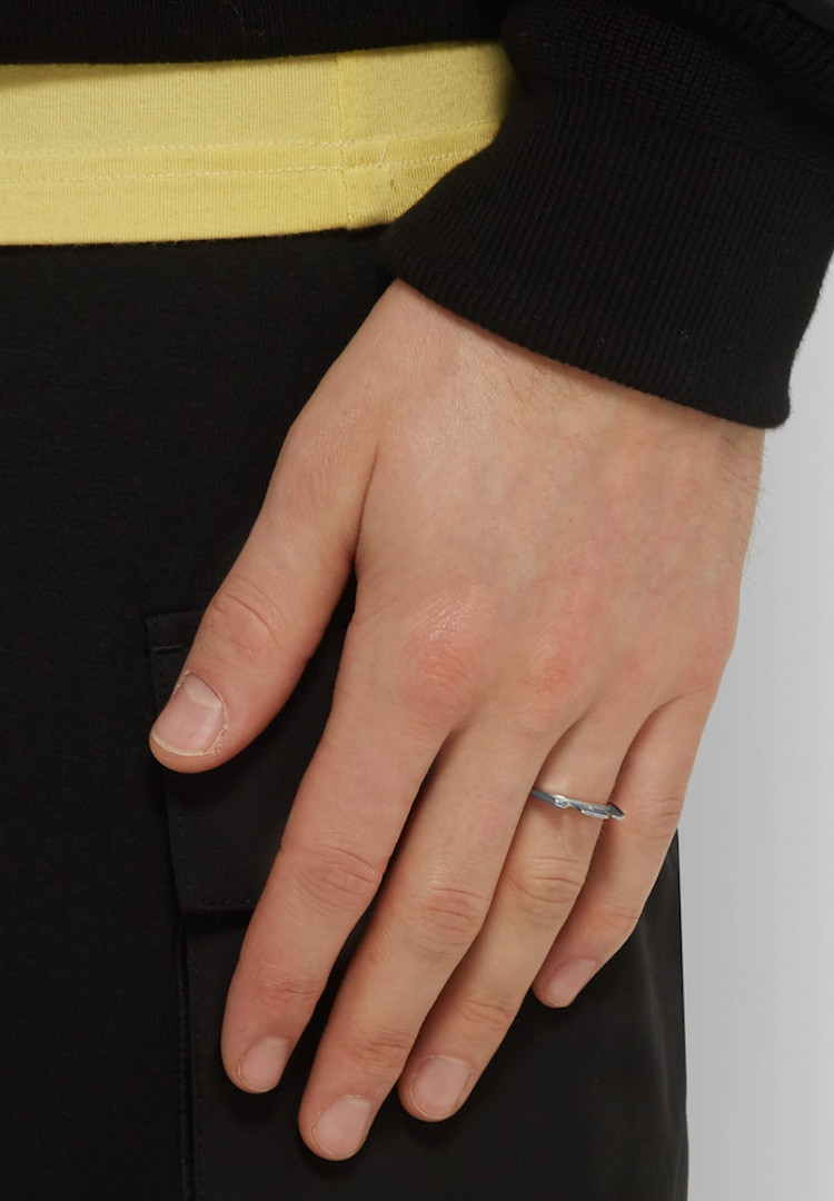 Raf Simons designed a ring that’s literally just a pull tab from a soft drink can
