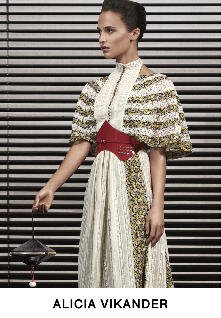 Louis Vuitton's pre-fall 2019 collection featuring Samara Weaving