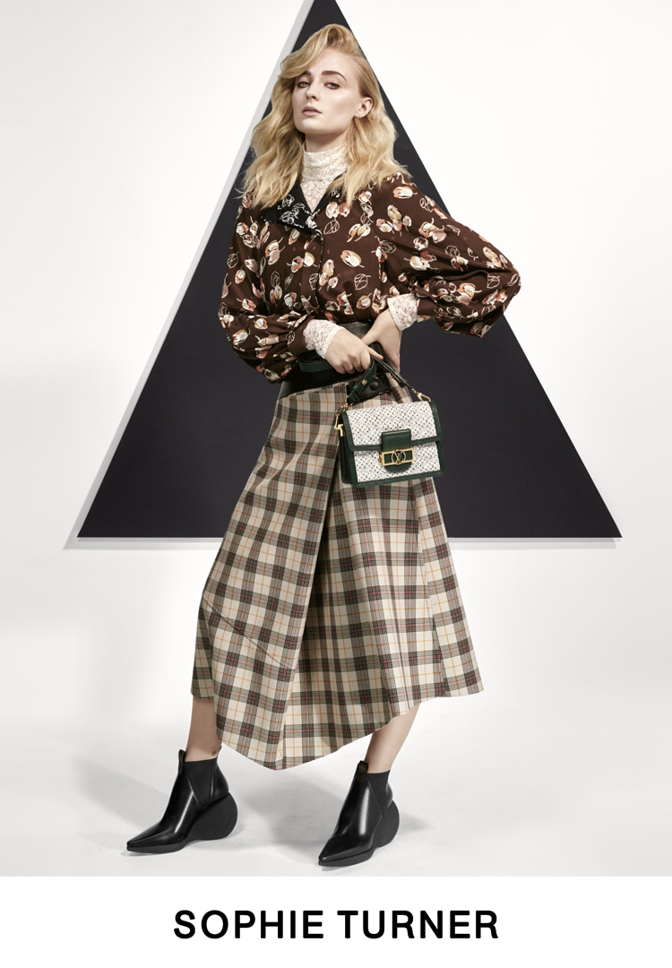 Sophie Turner Louis Vuitton Tambour Horizon Campaign February 2019 – Star  Style