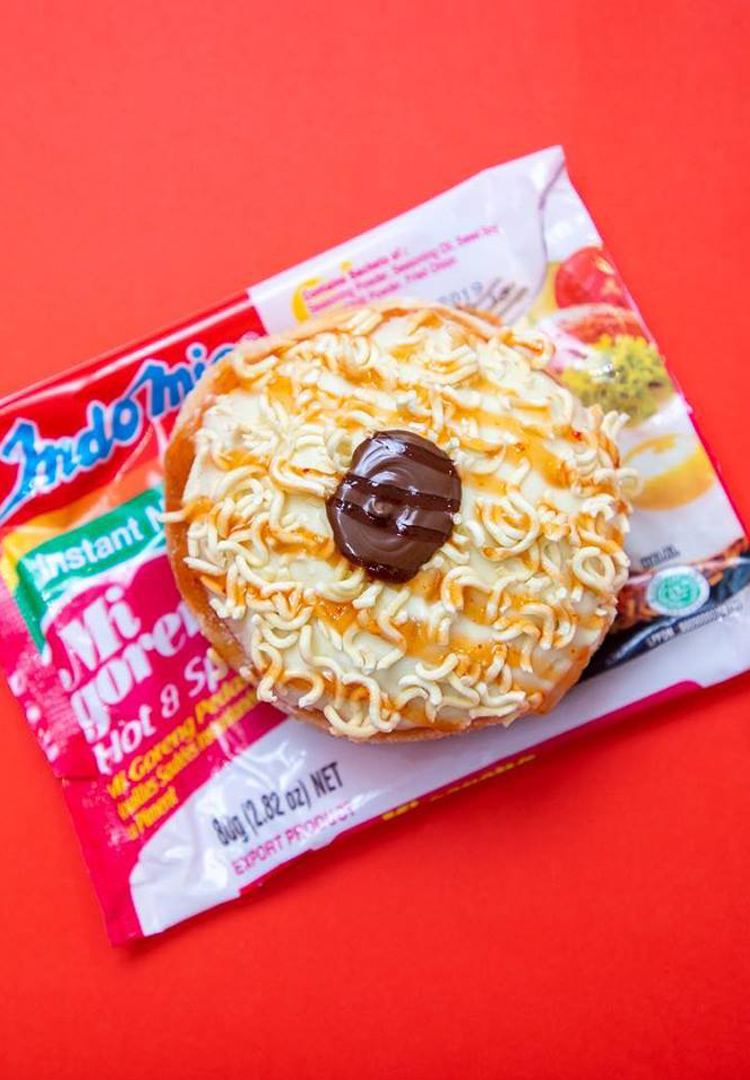 Indomie and Bistro Morgan have collaborated on a Mi Goreng doughnut