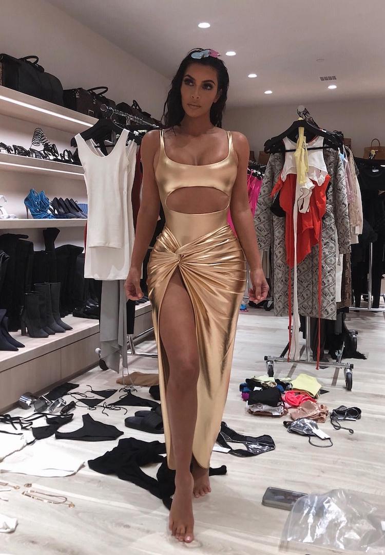 Kim Kardashian responds to claims she’s helping knock-off her own dresses