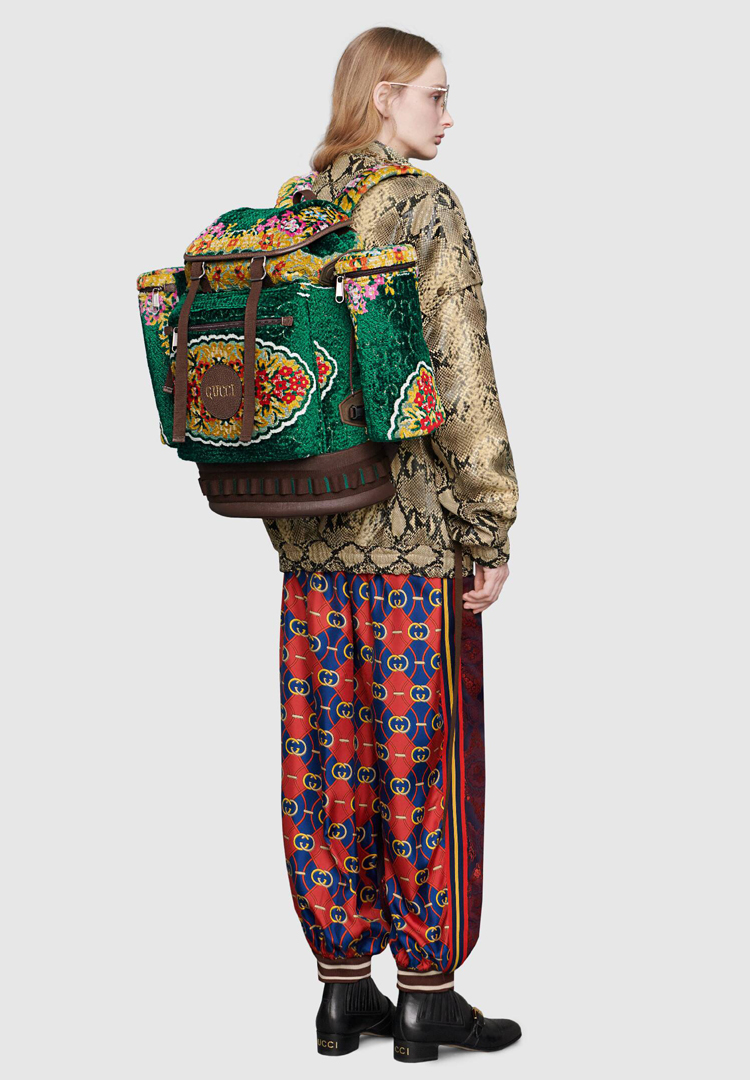 Gucci drops a $5,000 backpack that kind of looks like carpet