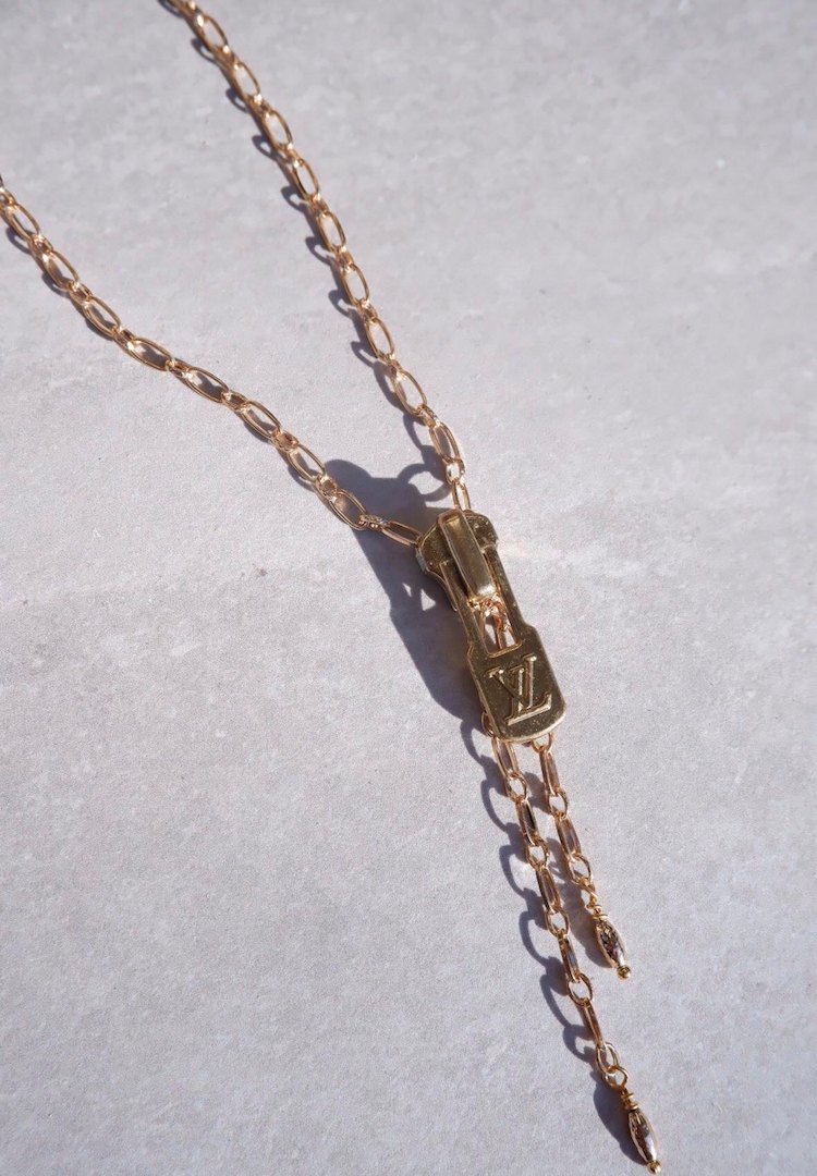LV Zipper Necklace