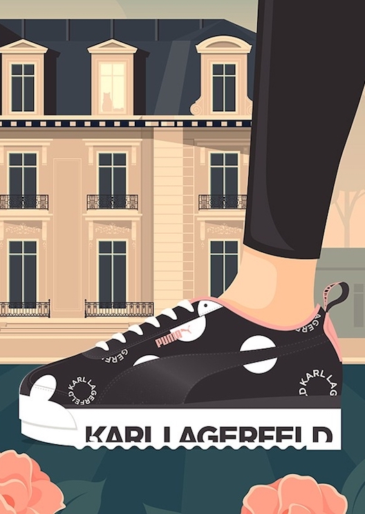 PUMA and Karl Lagerfeld release their first collab since the designer’s death