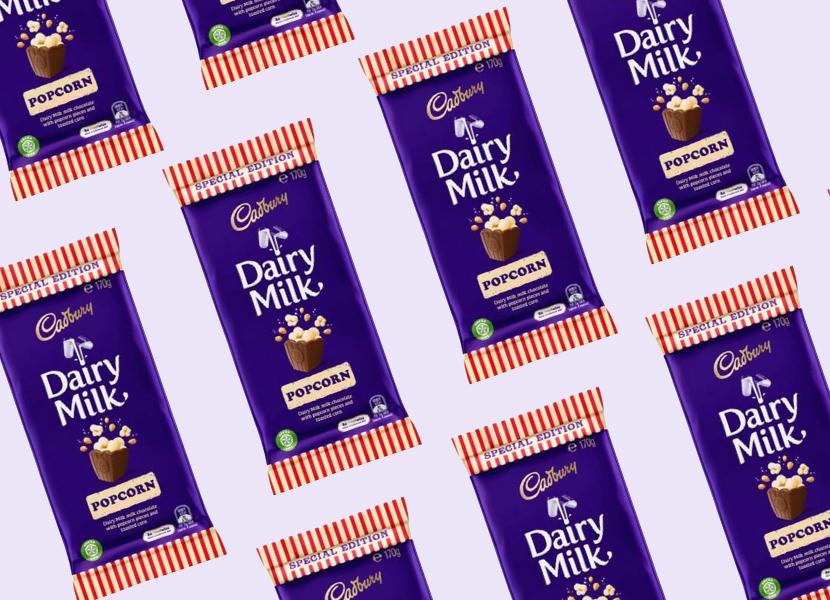 A popcorn Cadbury block is on its way, along with four other flavours