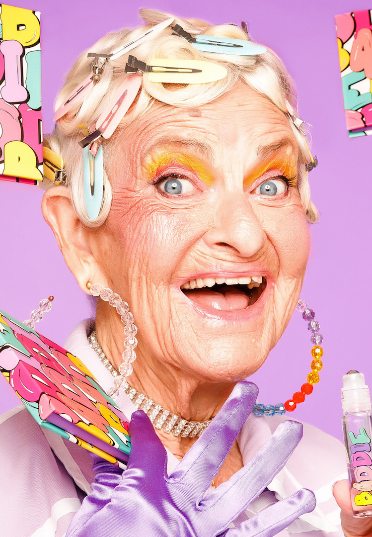 Baddie Winkle launches a makeup collection ft. a sheet mask for your boobs