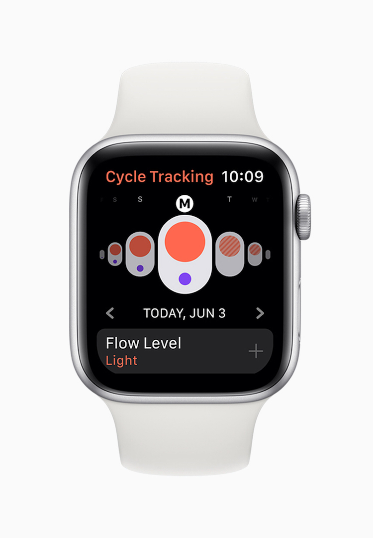 apple watch 5 period tracker