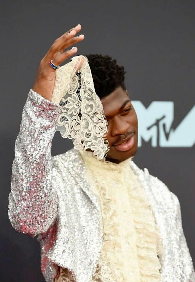 Lil Nas X wore a doily to the VMAs so I bought a hanky