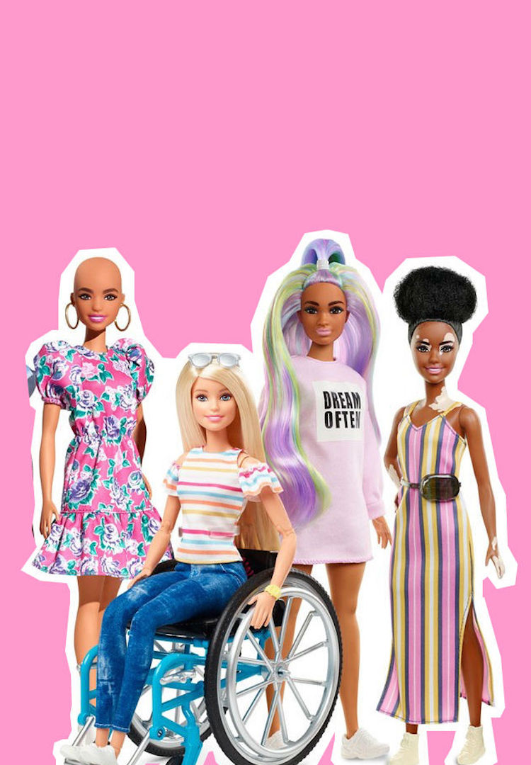 Barbie’s expanded ‘Fashionistas’ range now includes dolls with vitiligo and hair loss
