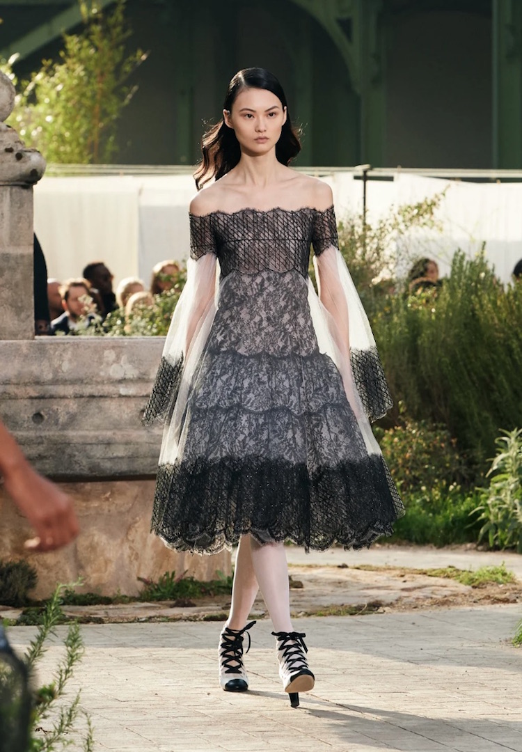 Chanel’s corpse brides walked the runway in an orphanage garden