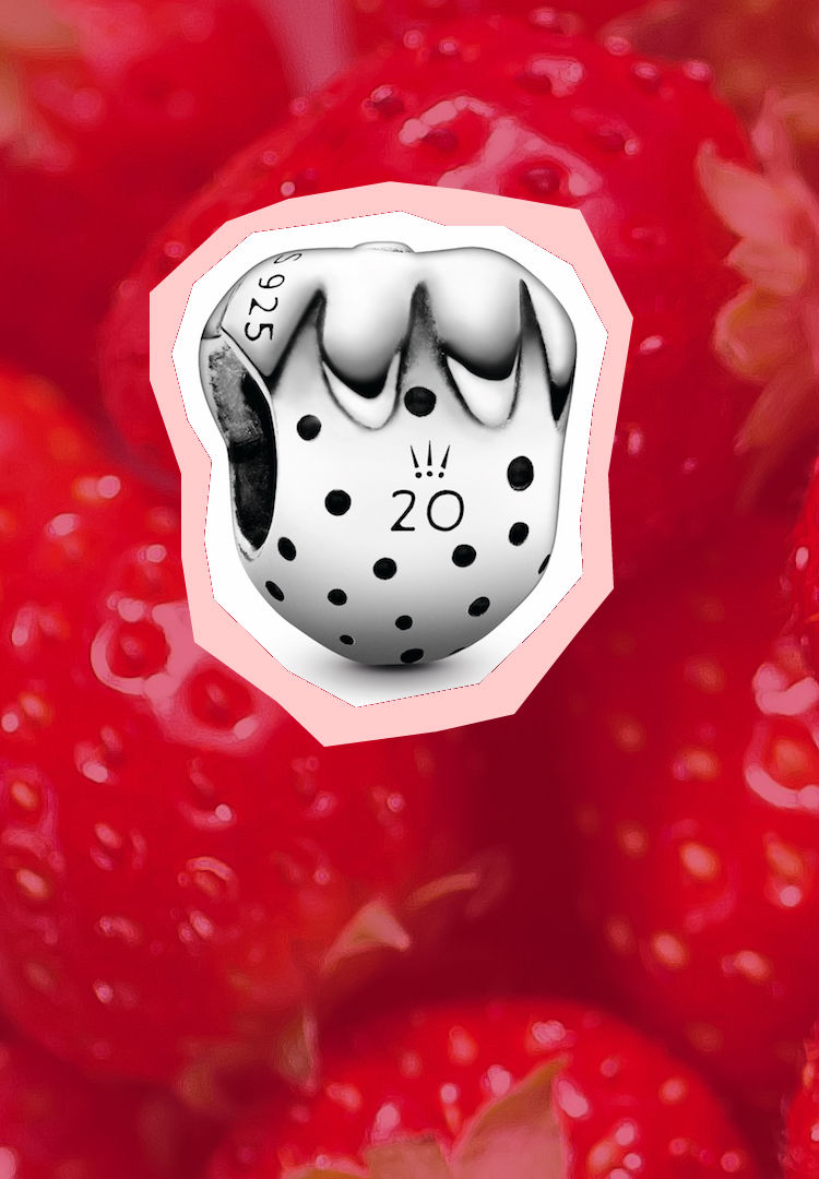 Pandora's limited edition strawberry charm is the cutest thing ...