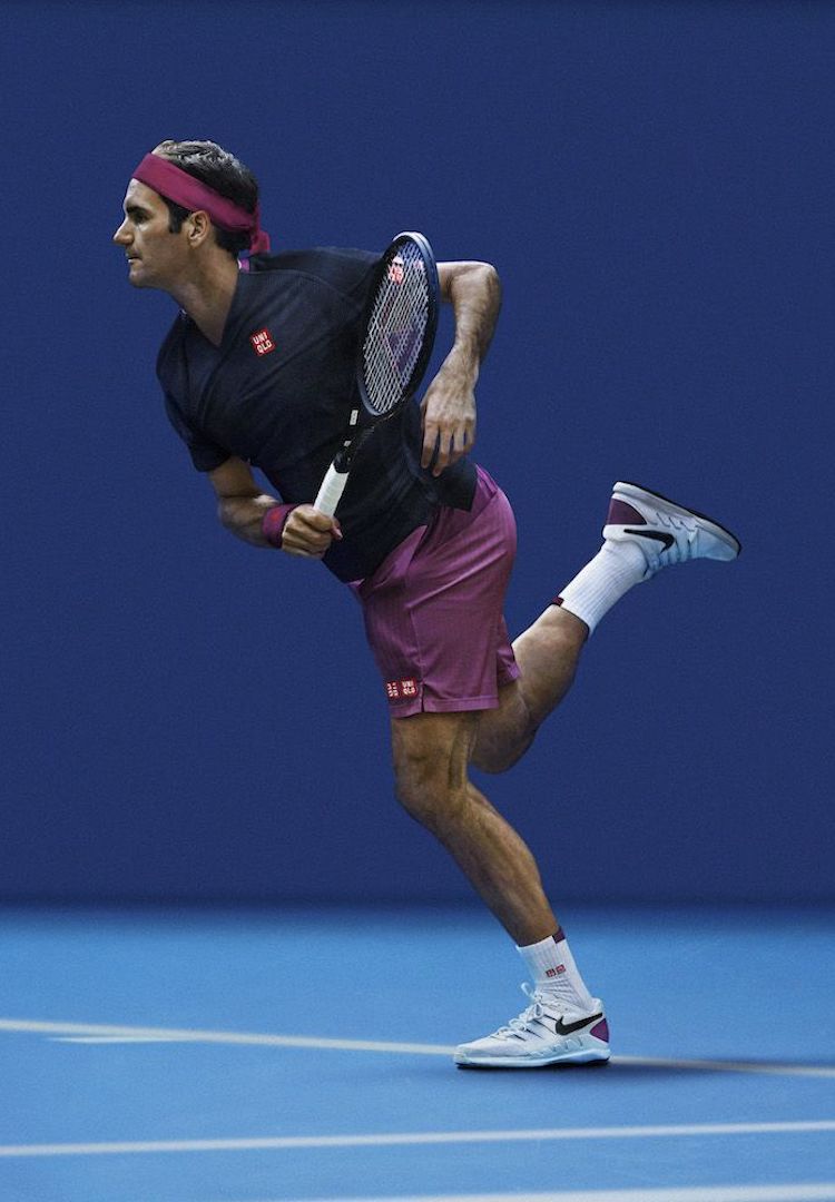 Roger Federer and other big names are playing the Australian Open in UNIQLO’s recycled plastic tenniswear
