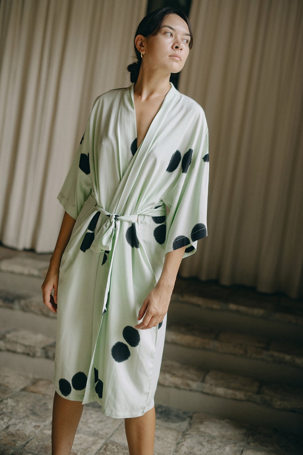 SUKU HOME Robe Dress ガウン-