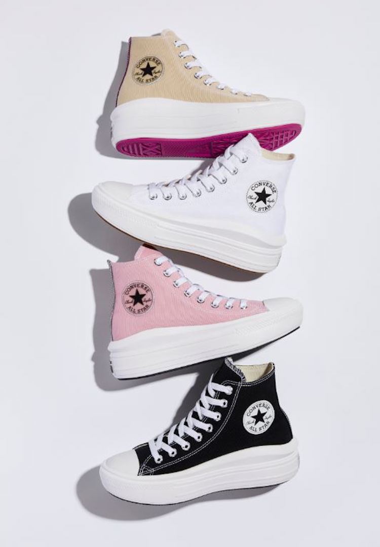 irregular Dormitorio Accesible Converse's new Chuck Taylor collection is a modern take on the iconic  platform sneaker - Fashion Journal