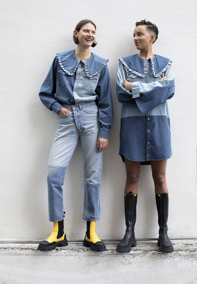 Ganni and Levi's have joined forces and created a rental-only capsule  collection - Fashion Journal