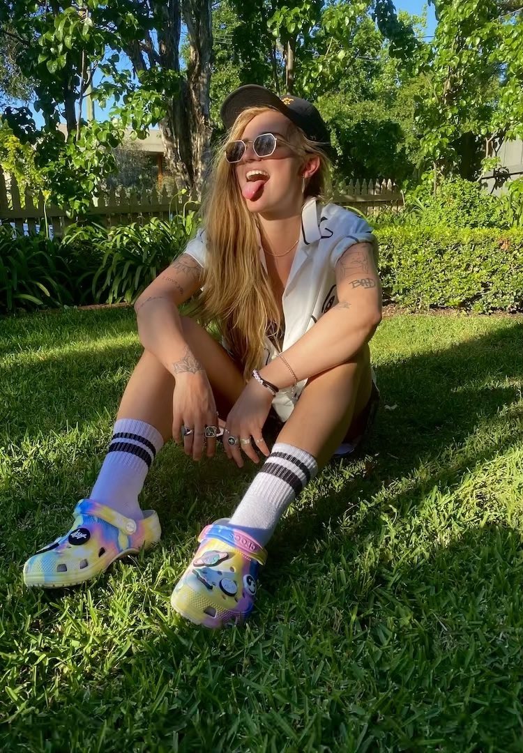 Apparently G Flip manifested her sellout Crocs collab