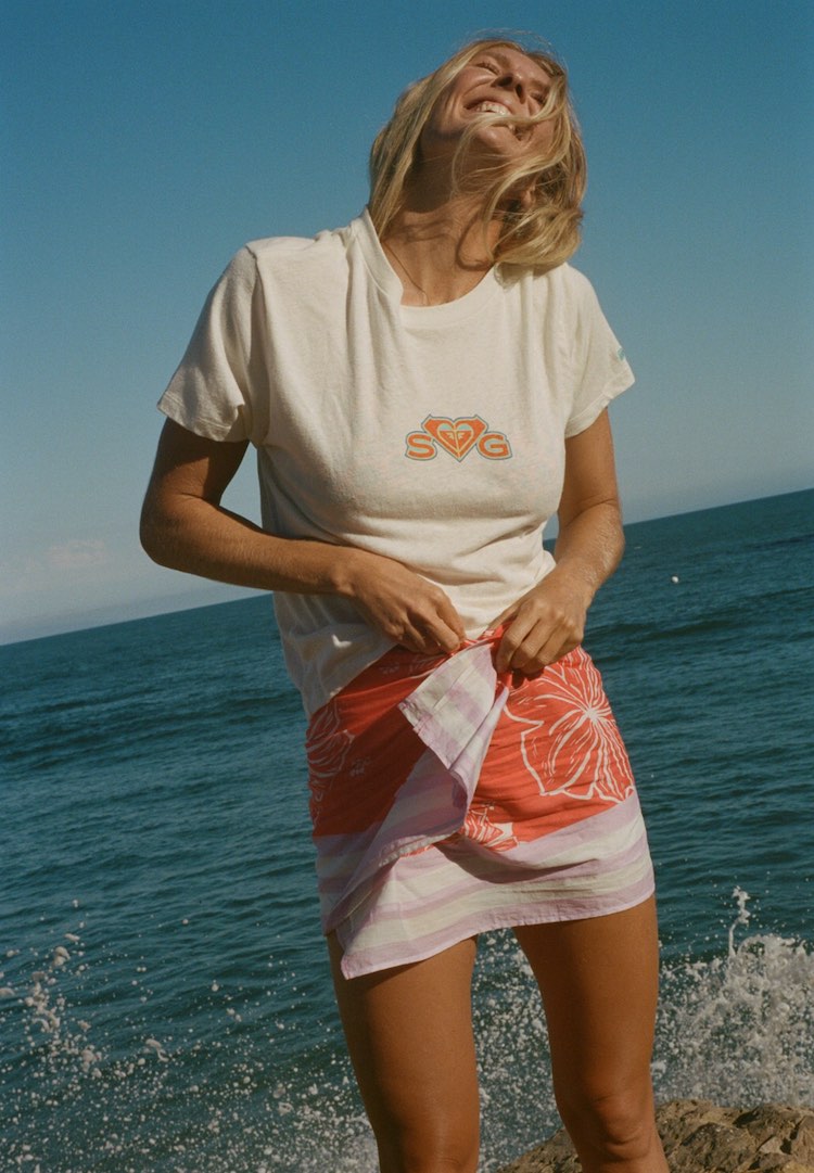 Stephanie Gilmore has teamed up with Roxy for a very ’90s surfer girl capsule collection