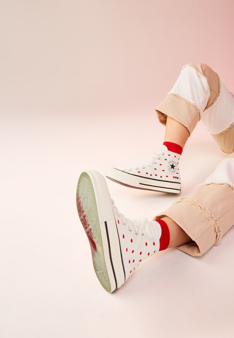 Converse’s new collection is inspired by DIY Valentine’s Day cards
